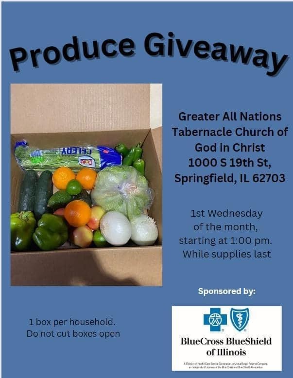 Produce Giveaway Laketown Elementary School