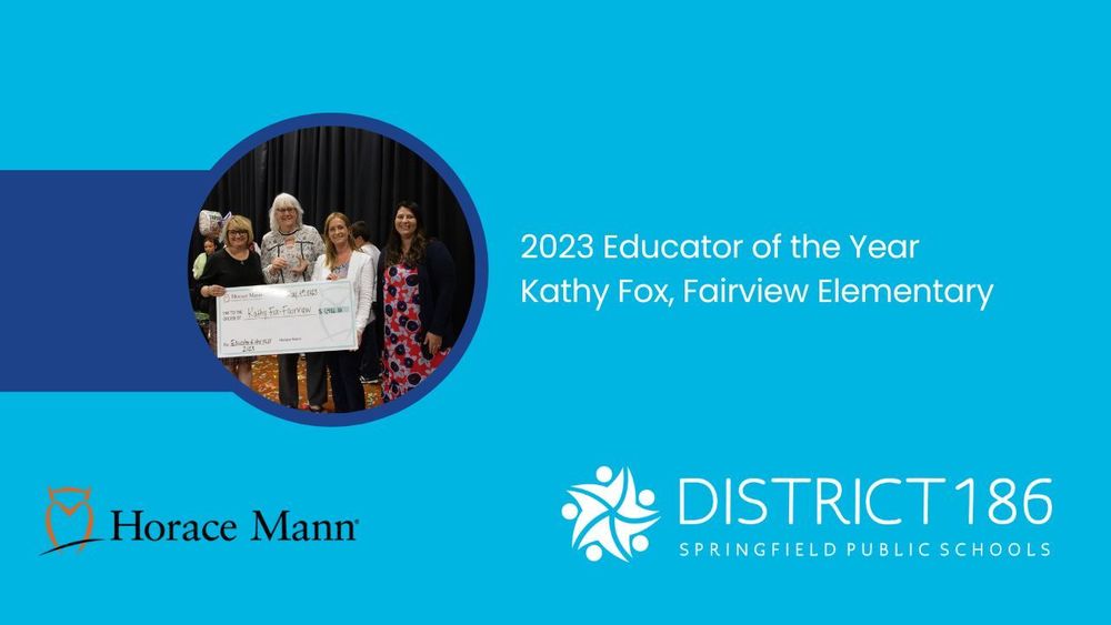 2023  Educator of the Year, Kathy Fox , Fairview Elementary 
