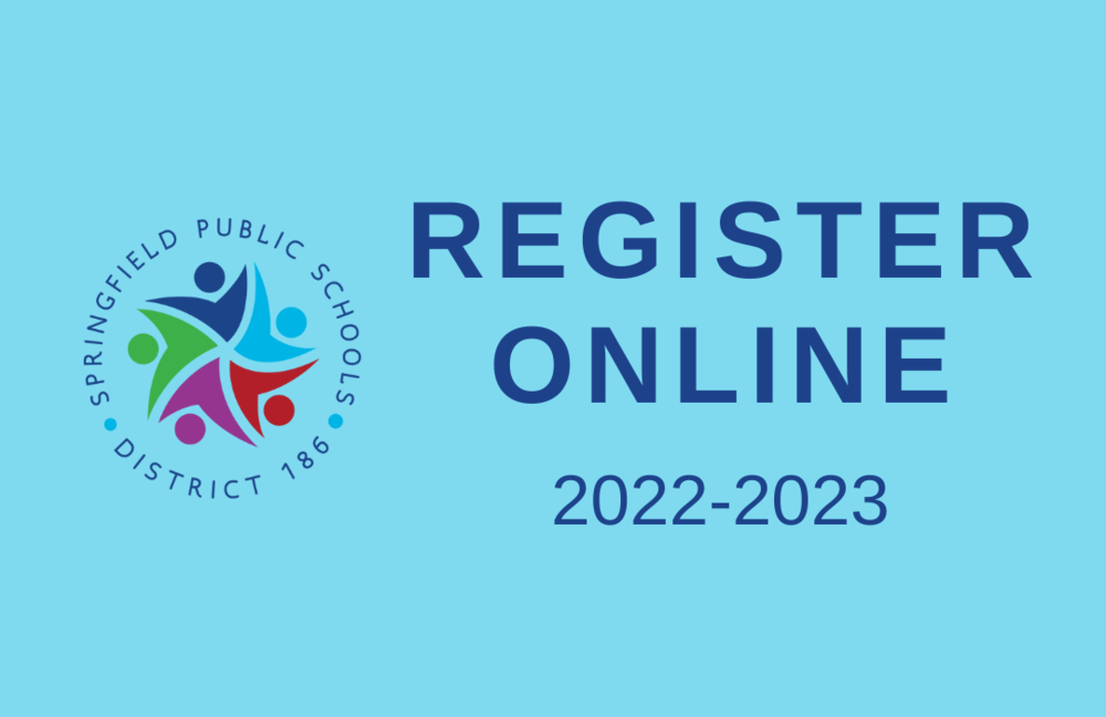 Register Online 2022-2023 and SPS District 186 Logo
