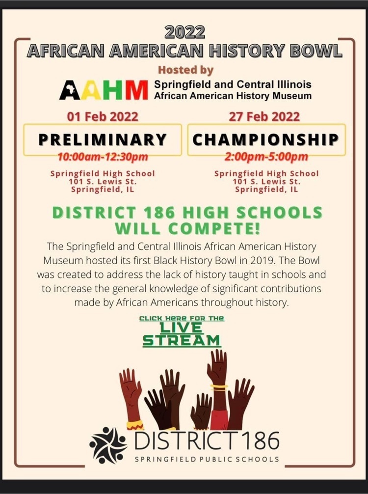 African American History Bowl information