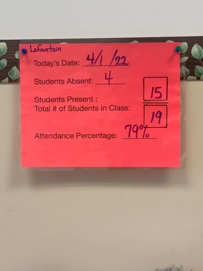 classroom attendance goal sheet 2