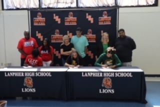 All athletes signing letters of intent.