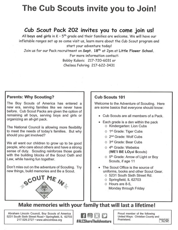 cub scouts invite you to join 
